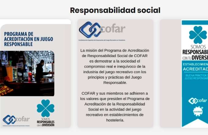 Programa de Acreditación en Juego Responsable COFAR
